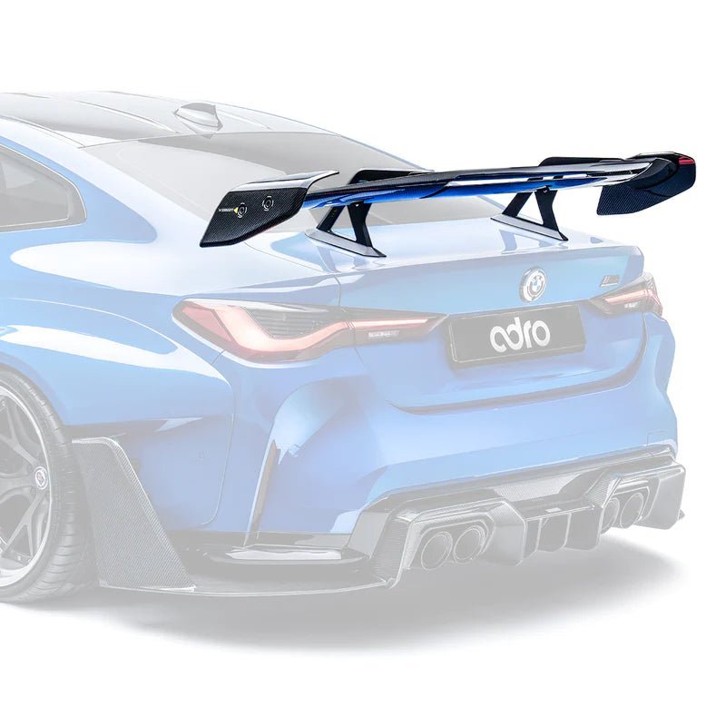 BMW M3 G80 & M4 G82 Dry Carbon Fibre AT-R3 Rear Wing by Adro (2021+) - AUTOID® - Rear Wings - Adro