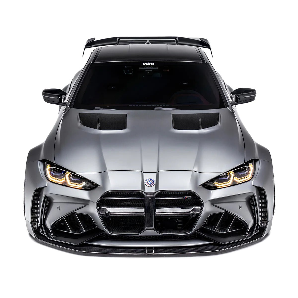 BMW M3 G80 & M4 G82 Dry Carbon Fibre Front Vented Bonnet by Adro (2021+) - AUTOID - Front Hood - Adro