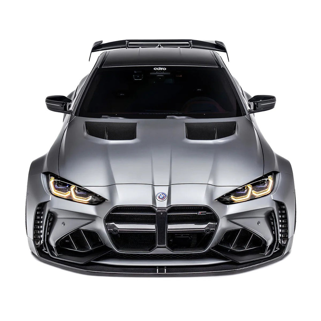 BMW M3 G80 & M4 G82 Dry Carbon Fibre Front Vented Bonnet by Adro (2021+) - AUTOID® - Front Hood - Adro