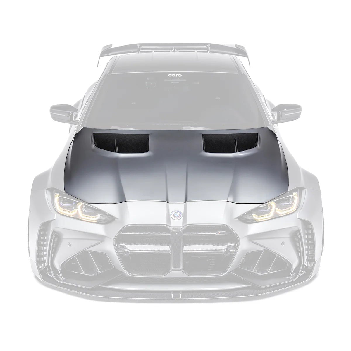 BMW M3 G80 & M4 G82 Dry Carbon Fibre Front Vented Bonnet by Adro (2021+) - AUTOID® - Front Hood - Adro