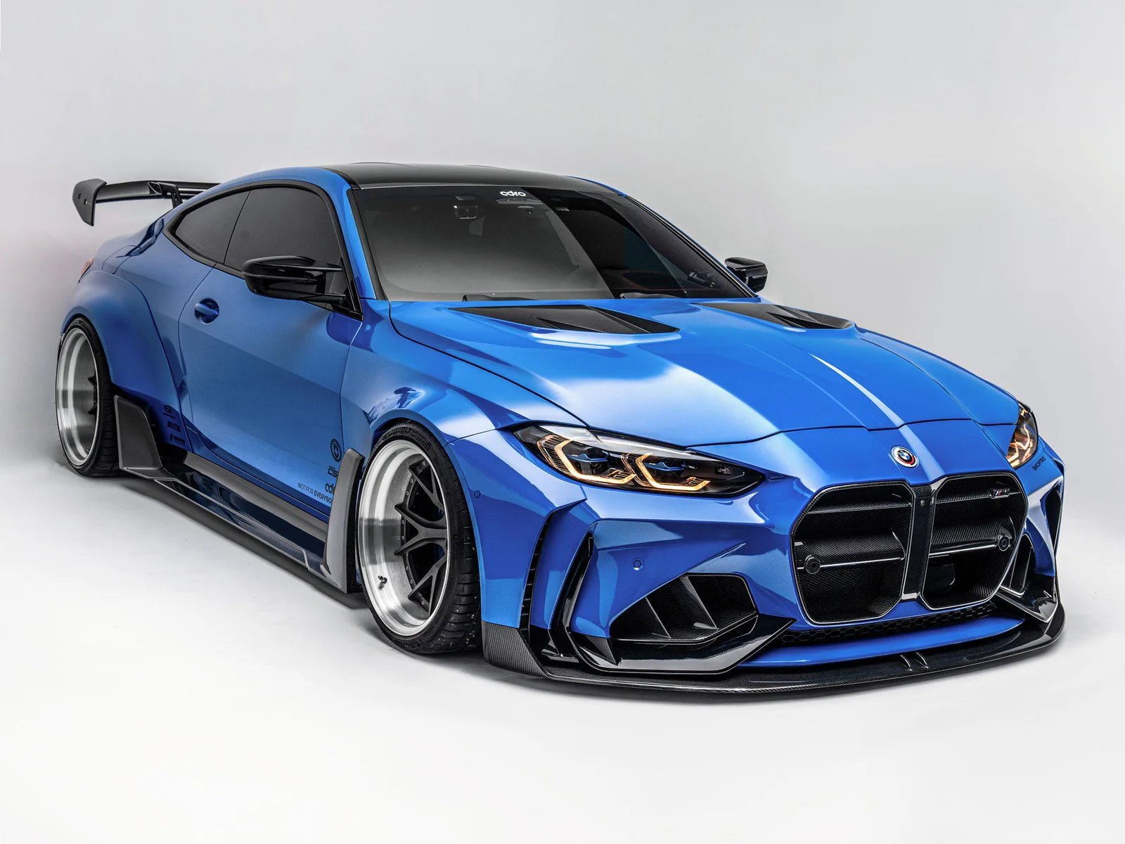 BMW M3 G80 & M4 G82 Dry Carbon Fibre Front Vented Bonnet by Adro (2021+) - AUTOID® - Front Hood - Adro