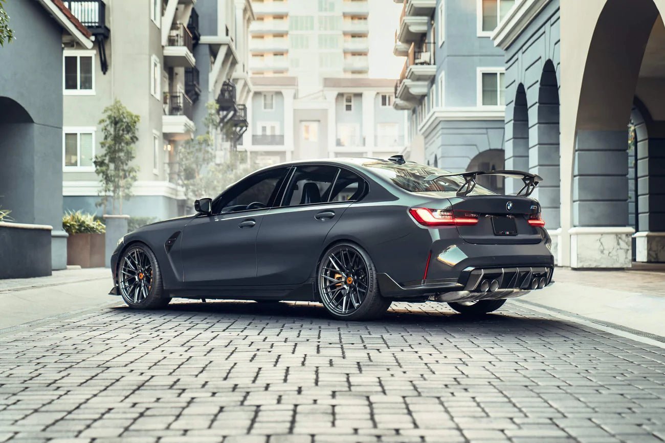 BMW M3 G80 & M4 G82 G83 Carbon Fibre VRS Aero Rear Wing Blade by Vorsteiner (2020+) - AUTOID® - Rear Wings - Vorsteiner