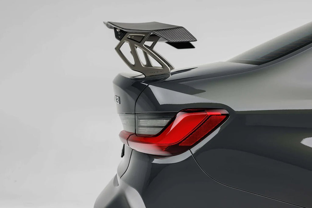 BMW M3 G80 & M4 G82 G83 Carbon Fibre VRS Aero Rear Wing Blade by Vorsteiner (2020+) - AUTOID® - Rear Wings - Vorsteiner