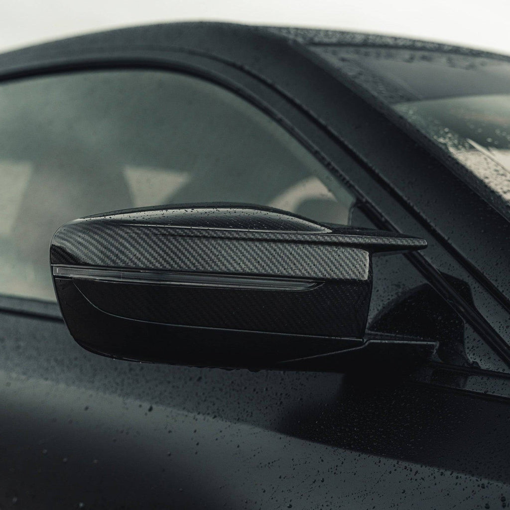 BMW M3 G80, M4 G82, M2 G87, M240i G42 & M340i G20 Pre-preg Carbon Fibre Wing Mirror Covers by TREVORA (2021+) - AUTOID® - Mirror Covers - TREVORA