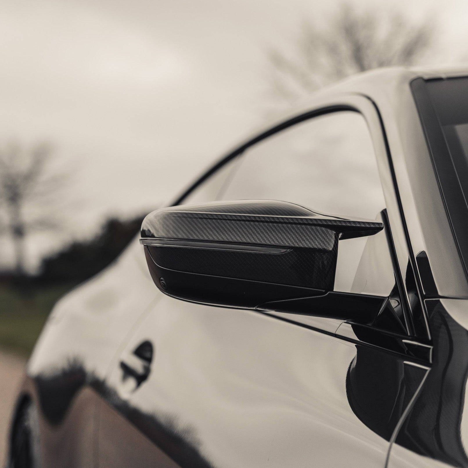 BMW M3 G80, M4 G82, M2 G87, M240i G42 & M340i G20 Pre-preg Carbon Fibre Wing Mirror Covers by TREVORA (2021+) - AUTOID® - Mirror Covers - TREVORA