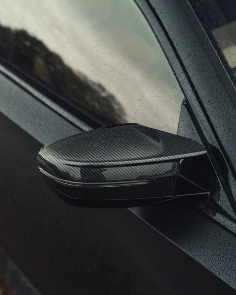BMW M3 G80, M4 G82, M2 G87, M240i G42 & M340i G20 Pre-preg Carbon Fibre Wing Mirror Covers by TREVORA (2021+) - AUTOID® - Mirror Covers - TREVORA