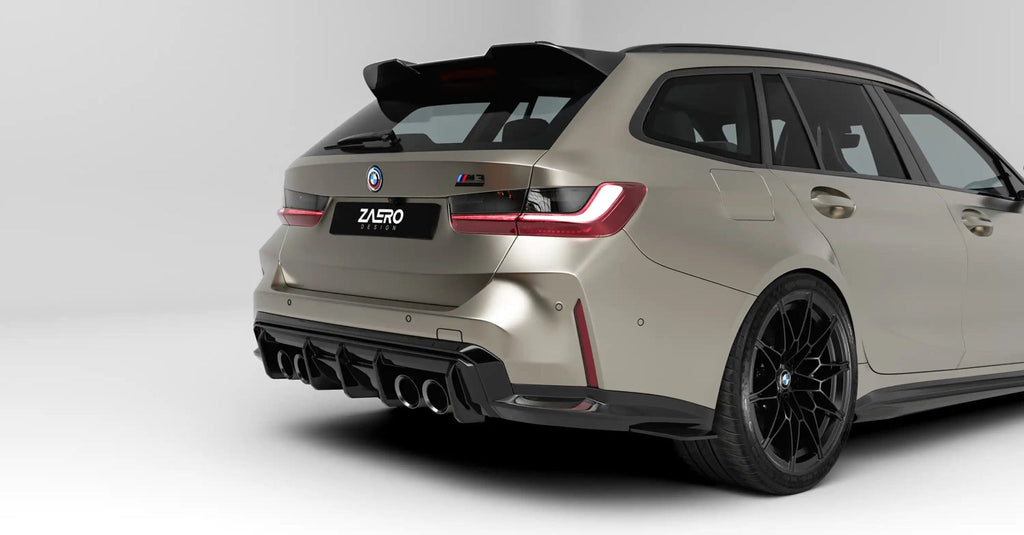 BMW M3 G81, M340i & 3 Series G21 Touring EVO-S Gloss Black Rear Spoiler by ZAERO (2021+) - AUTOID® - Rear Spoilers - Zaero Design