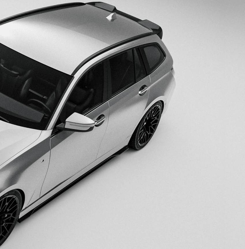 BMW M340i, 330i & 320i G20 G21 LCI EVO-1 Gloss Black Side Skirts by ZAERO (2022+) - AUTOID® - Side Skirts & Winglets - Zaero Design