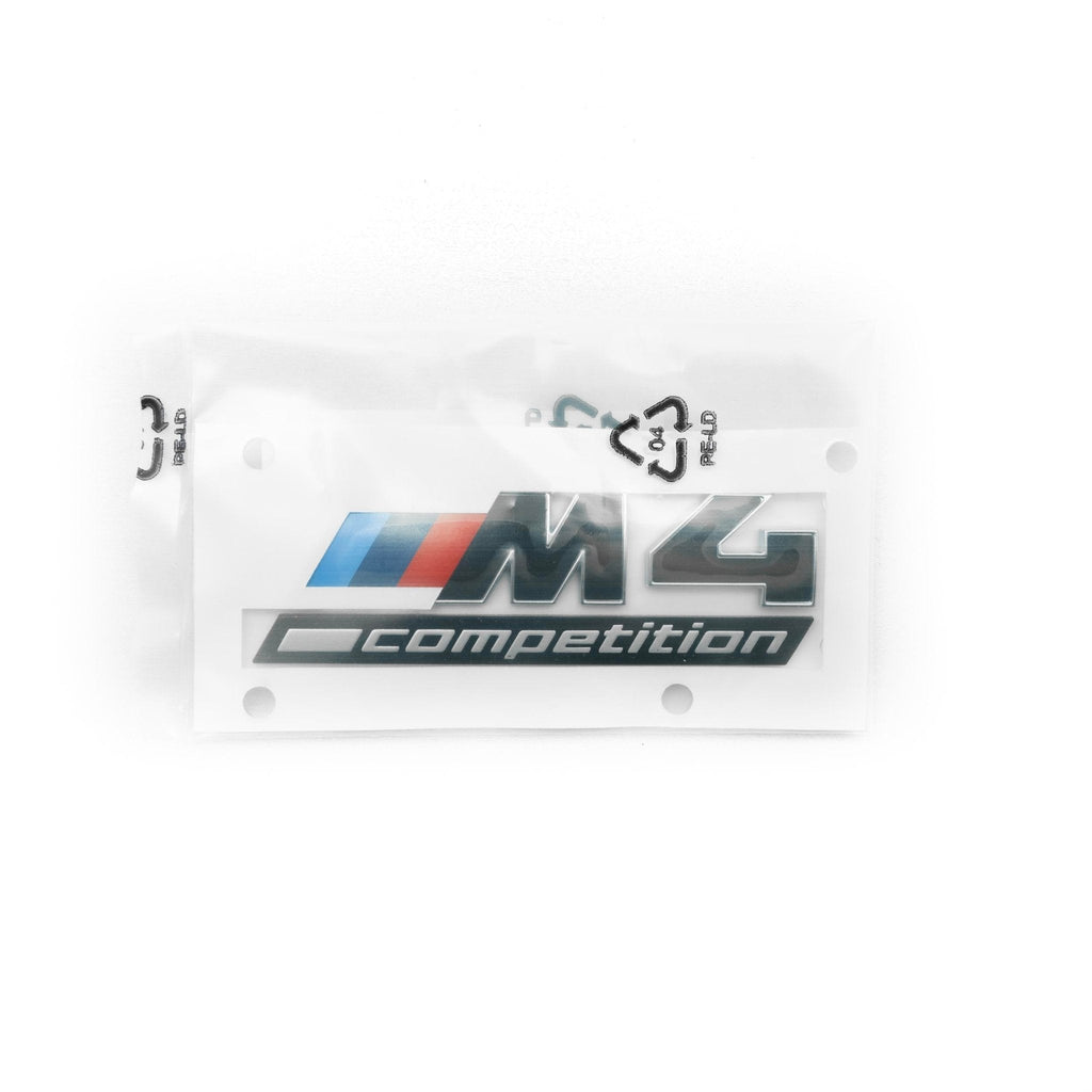 BMW M4 Competition Genuine M Performance LCI Model Badge - AUTOID® - Model Badges - BMW M Performance