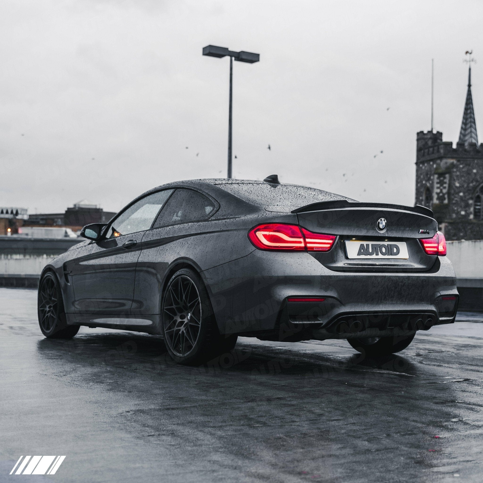 BMW M4 Coupe F82 Pre-Preg Carbon Fibre CS Rear Spoiler by FORM (2014-2019) - AUTOID® - Rear Spoilers - FORM Industries