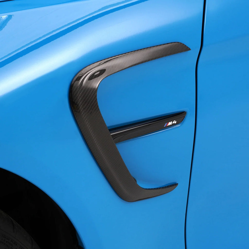 BMW M4 F82 F83 Pre-Preg Carbon Fibre Side Fender Trim Cover by Adro (2014-2020) - AUTOID® - Fender Trim - Adro