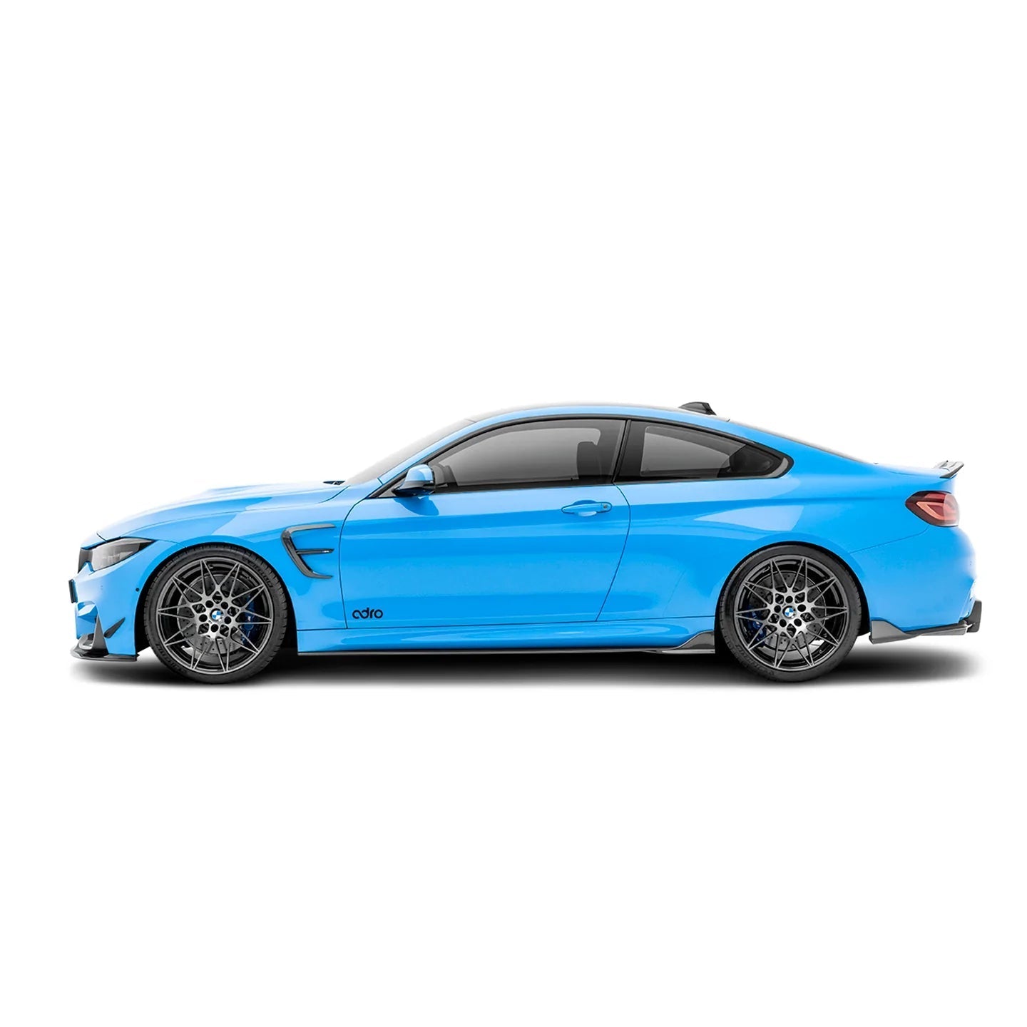 BMW M4 F82 F83 Pre - Preg Carbon Fibre Side Skirts by Adro (2014 - 2020) - AUTOID - Side Skirts & Winglets - Adro