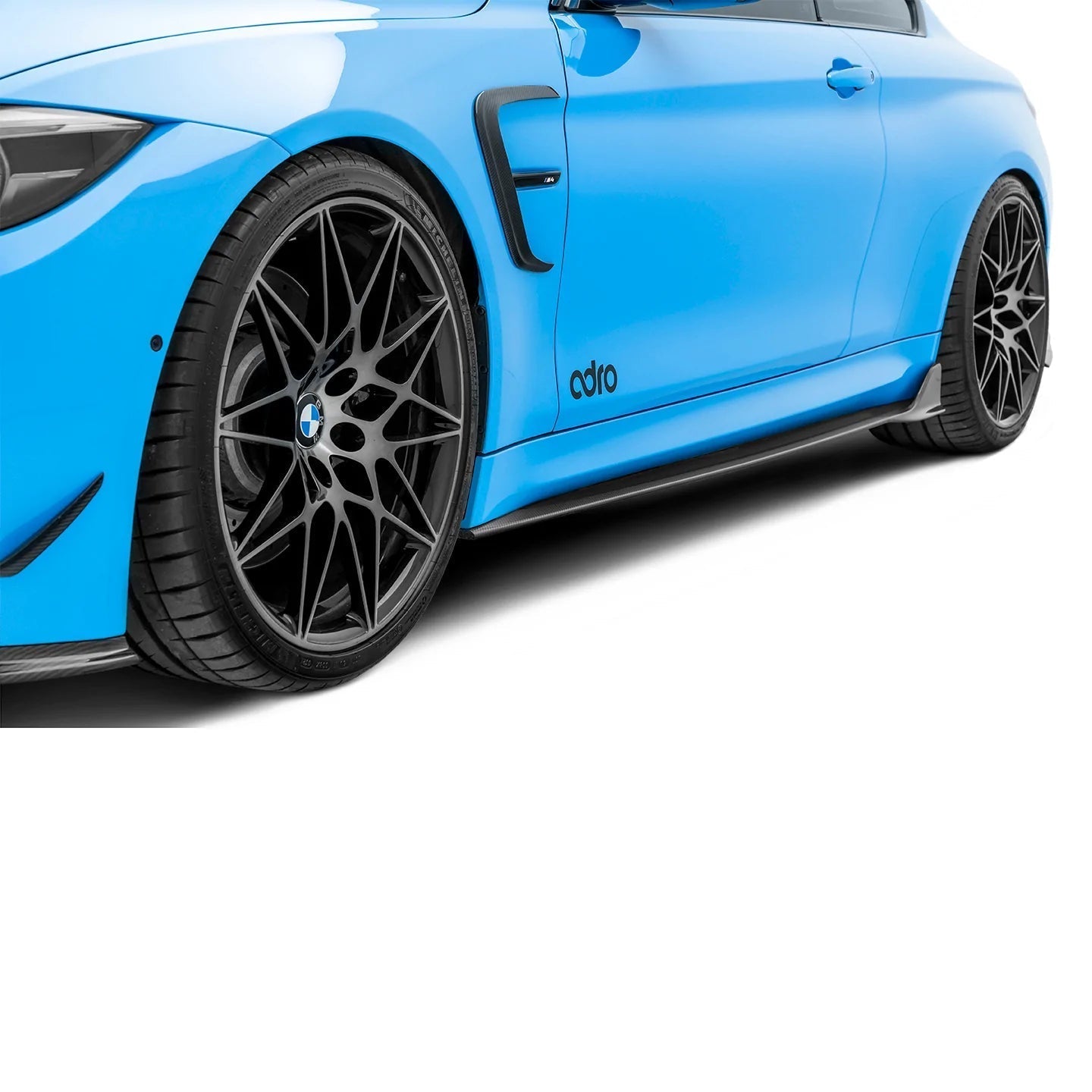 BMW M4 F82 F83 Pre-Preg Carbon Fibre Side Skirts by Adro (2014-2020) - AUTOID® - Side Skirts & Winglets - Adro