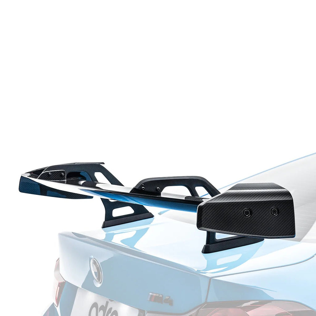 BMW M4 F82 Pre-Preg Carbon Fibre AT-R Swan Neck GT Rear Wing by Adro (2014-2020) - AUTOID® - Rear Wings - Adro