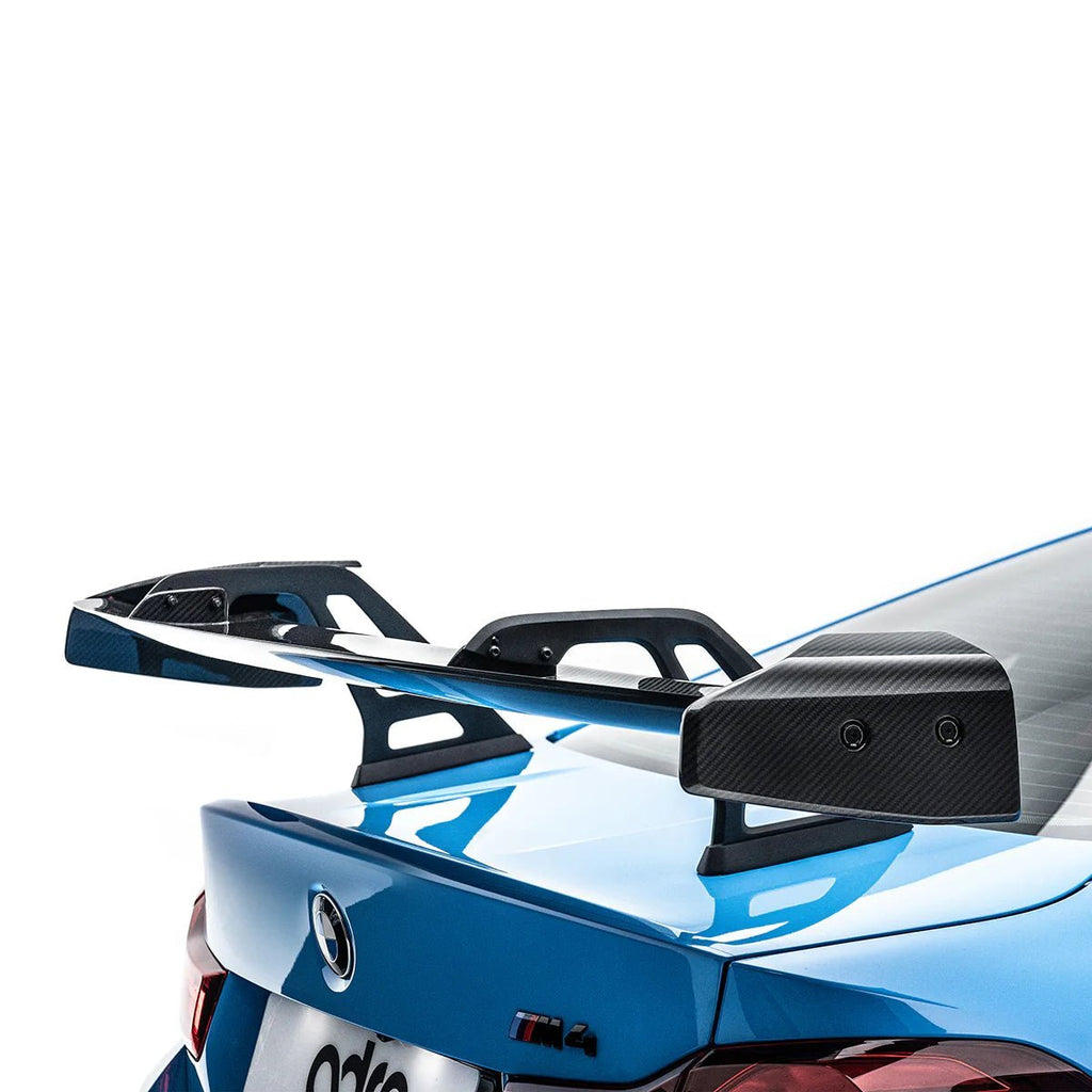 BMW M4 F82 Pre-Preg Carbon Fibre AT-R Swan Neck GT Rear Wing by Adro (2014-2020) - AUTOID® - Rear Wings - Adro