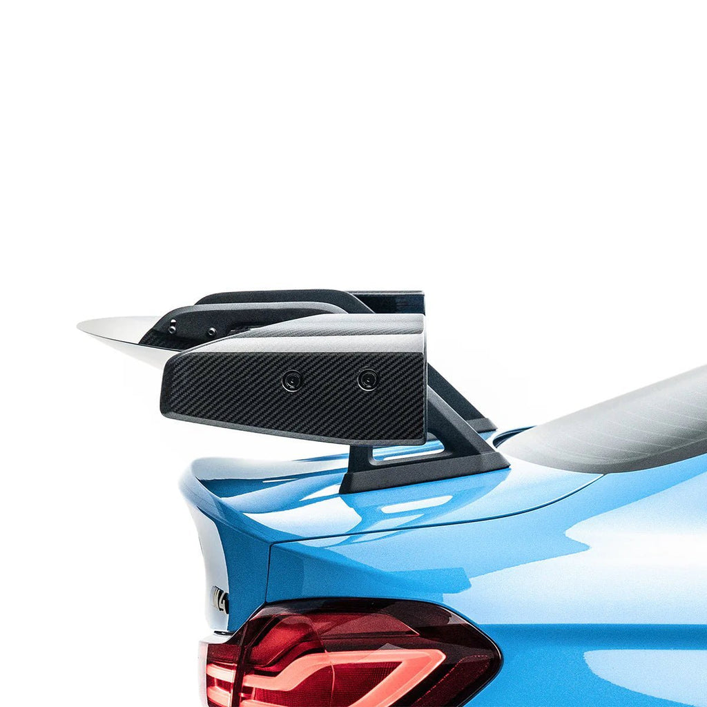 BMW M4 F82 Pre-Preg Carbon Fibre AT-R Swan Neck GT Rear Wing by Adro (2014-2020) - AUTOID® - Rear Wings - Adro