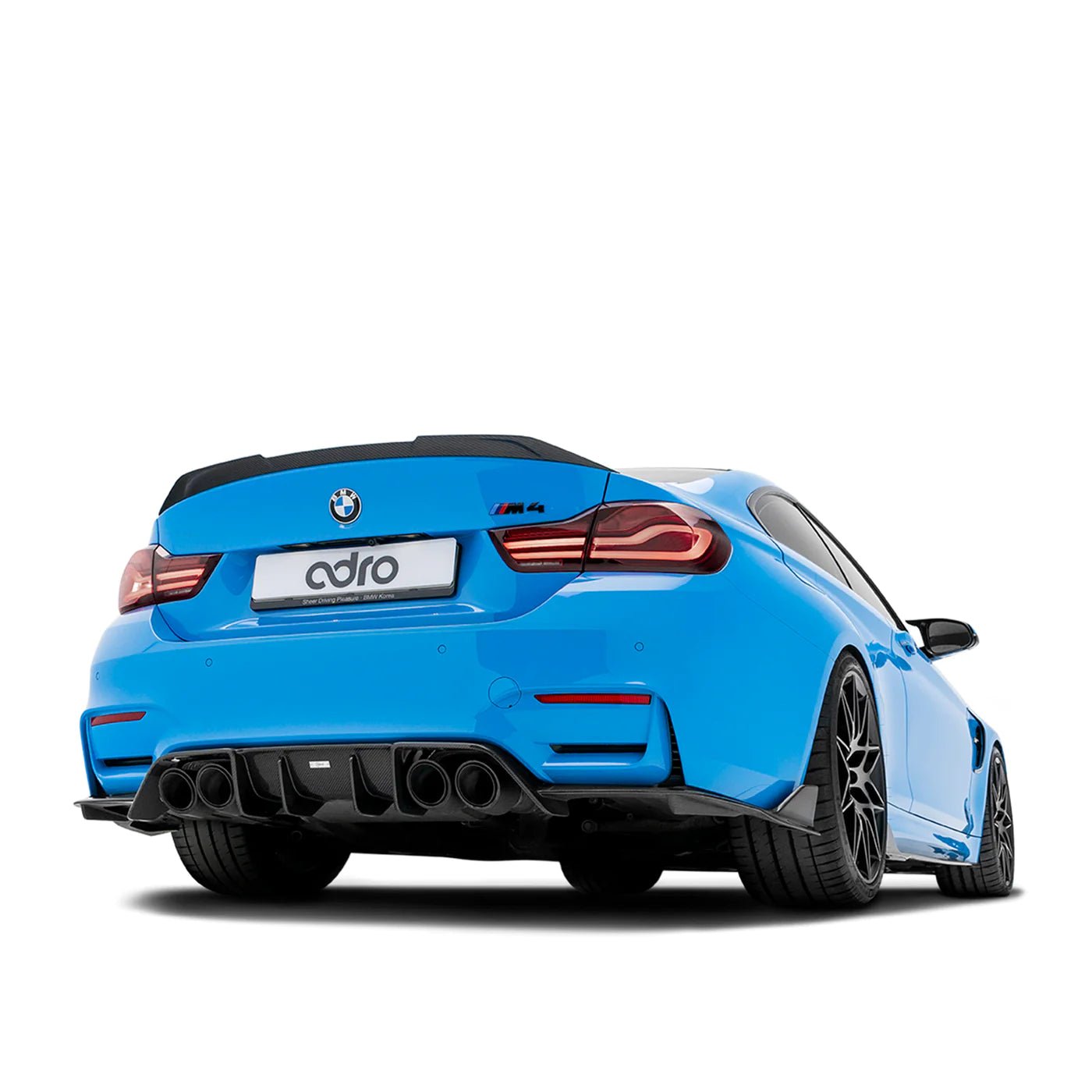 BMW M4 F82 Pre - Preg Carbon Fibre Rear Trunk Spoiler by Adro (2014 - 2020) - AUTOID - Rear Spoilers - Adro