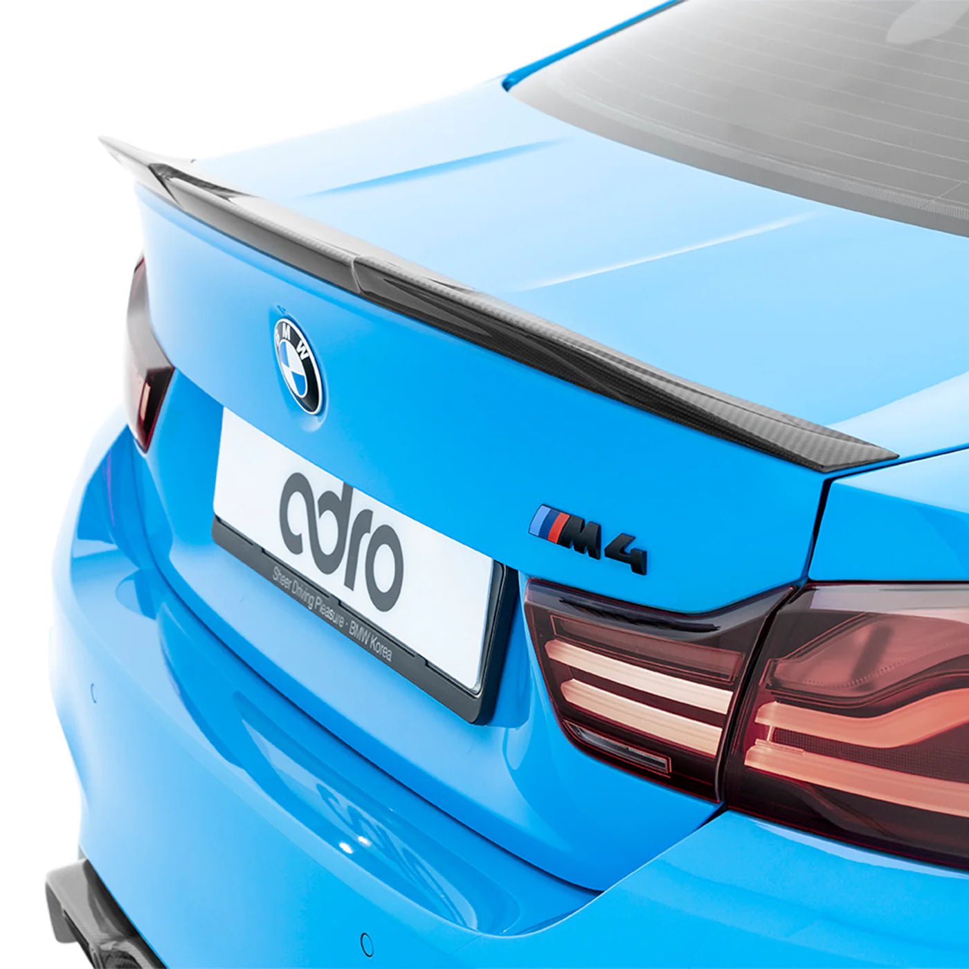 BMW M4 F82 Pre - Preg Carbon Fibre Rear Trunk Spoiler by Adro (2014 - 2020) - AUTOID - Rear Spoilers - Adro