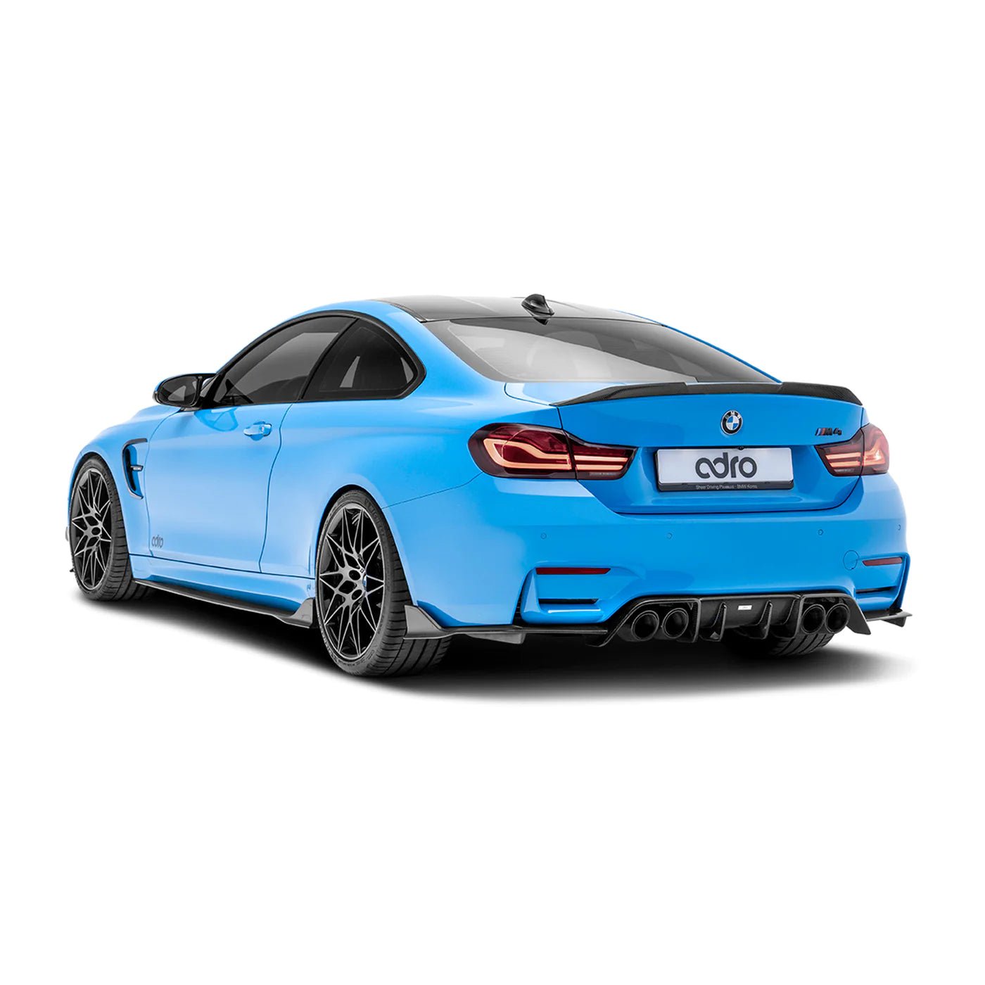 BMW M4 F82 Pre - Preg Carbon Fibre Rear Trunk Spoiler by Adro (2014 - 2020) - AUTOID - Rear Spoilers - Adro