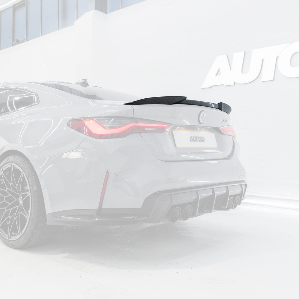BMW M4 G82 & 4 Series G22 Pre-preg Carbon Fibre PR-1 Rear Spoiler by TREVORA (2020+) - AUTOID® - Rear Spoilers - TREVORA