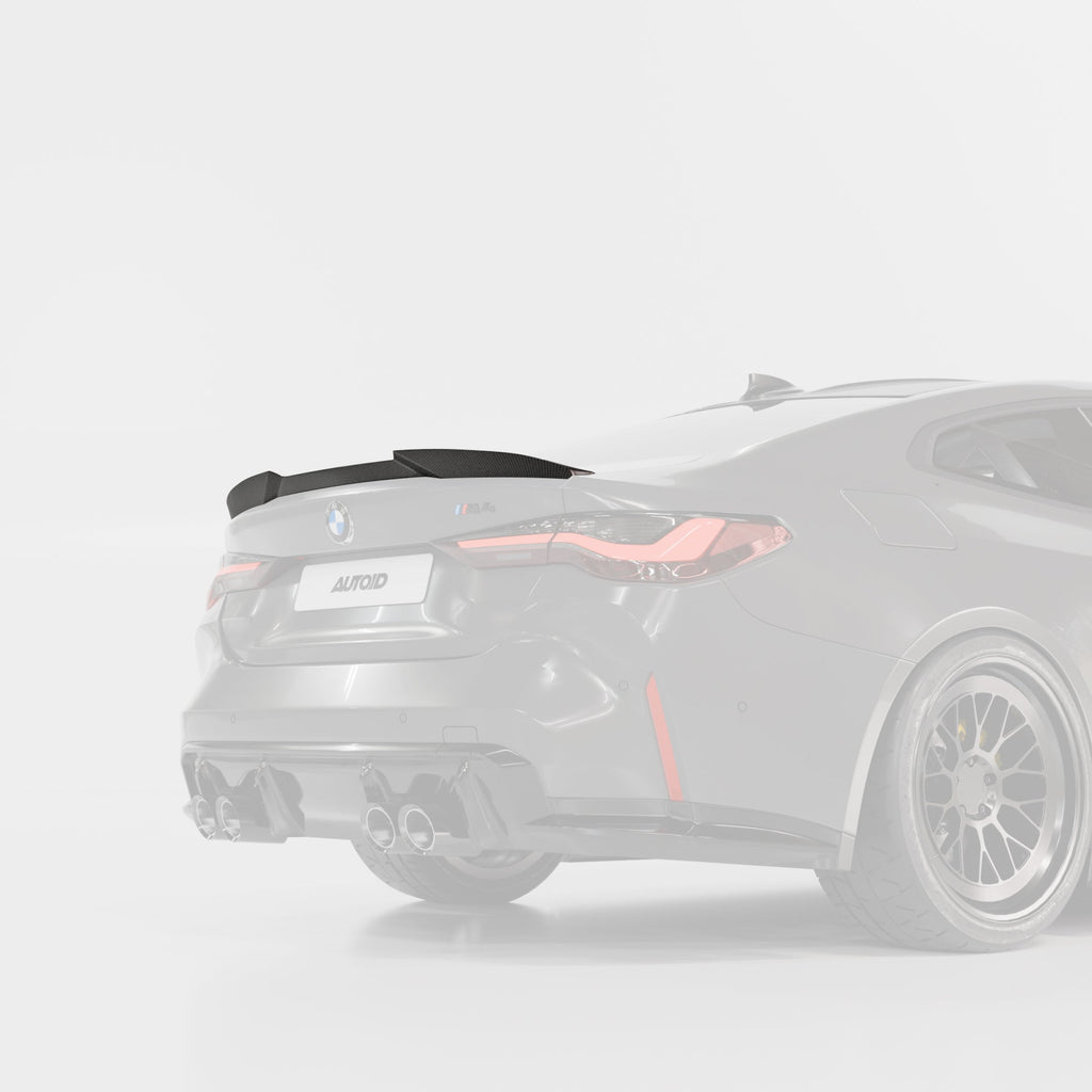 BMW M4 G82 & 4 Series G22 Pre-preg Carbon Fibre PR-1 Rear Spoiler by TREVORA (2020+) - AUTOID® - Rear Spoilers - TREVORA