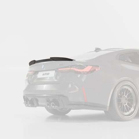 BMW M4 G82 & 4 Series G22 Pre-preg Carbon Fibre PR-1 Rear Spoiler by TREVORA (2020+) - AUTOID® - Rear Spoilers - TREVORA