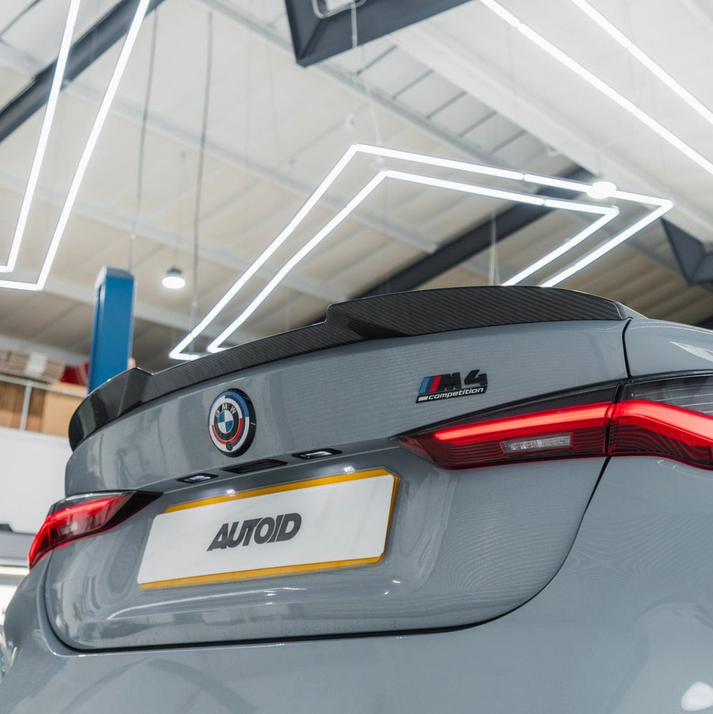 BMW M4 G82 & 4 Series G22 Pre-preg Carbon Fibre PR-1 Rear Spoiler by TREVORA (2020+) - AUTOID® - Rear Spoilers - TREVORA
