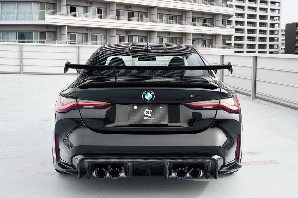 BMW M4 G82 Carbon Fibre Rear Wing by 3D Design (2020+) - AUTOID - Rear Diffusers - 3DDesign