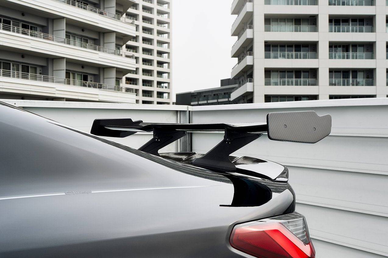 BMW M4 G82 Carbon Fibre Rear Wing by 3D Design (2020+) - AUTOID® - Rear Diffusers - 3DDesign