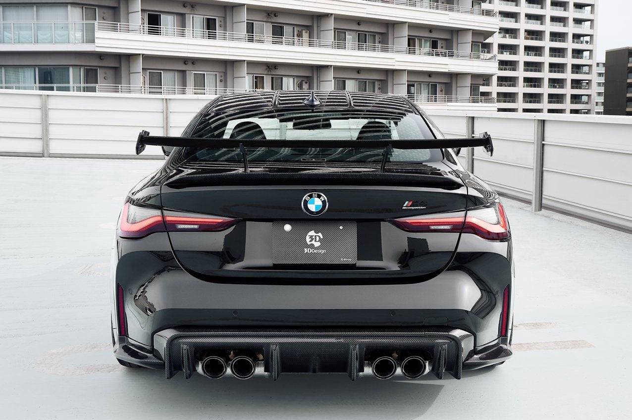 BMW M4 G82 Carbon Fibre Rear Wing by 3D Design (2020+) - AUTOID® - Rear Diffusers - 3DDesign