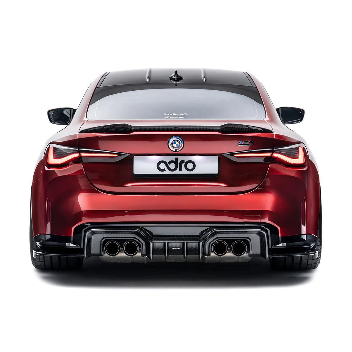 BMW M4 G82 Dry Carbon Fibre Rear Trunk Lip Spoiler by Adro (2021+) - AUTOID - Rear Spoilers - Adro