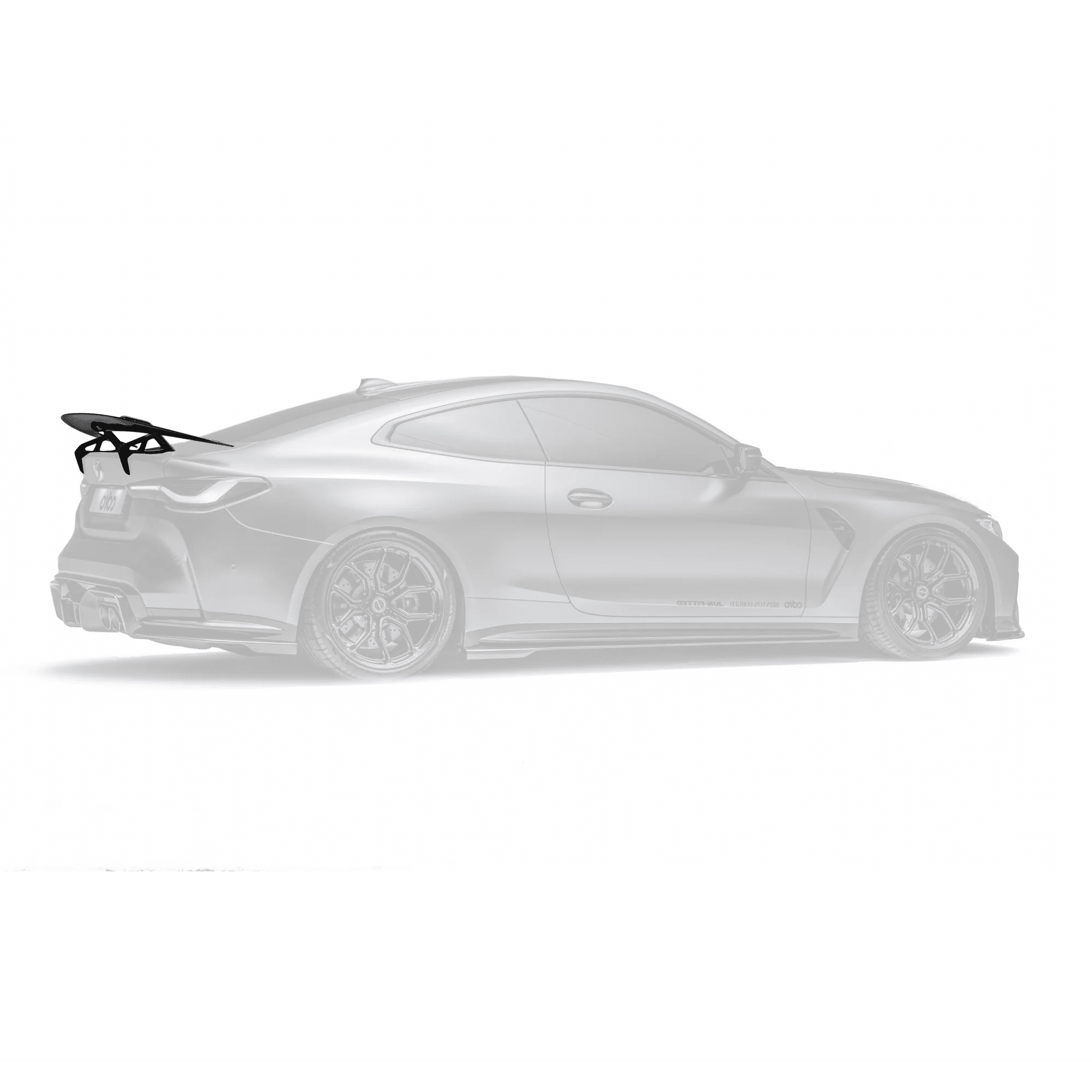 BMW M4 G82 Dry Carbon Fibre Swan Neck Rear Wing by Adro (2021+) - AUTOID® - Rear Wings - Adro