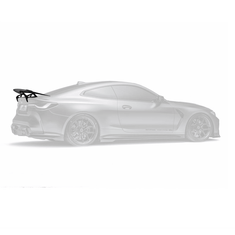 BMW M4 G82 Dry Carbon Fibre Swan Neck Rear Wing by Adro (2021+) - AUTOID® - Rear Wings - Adro