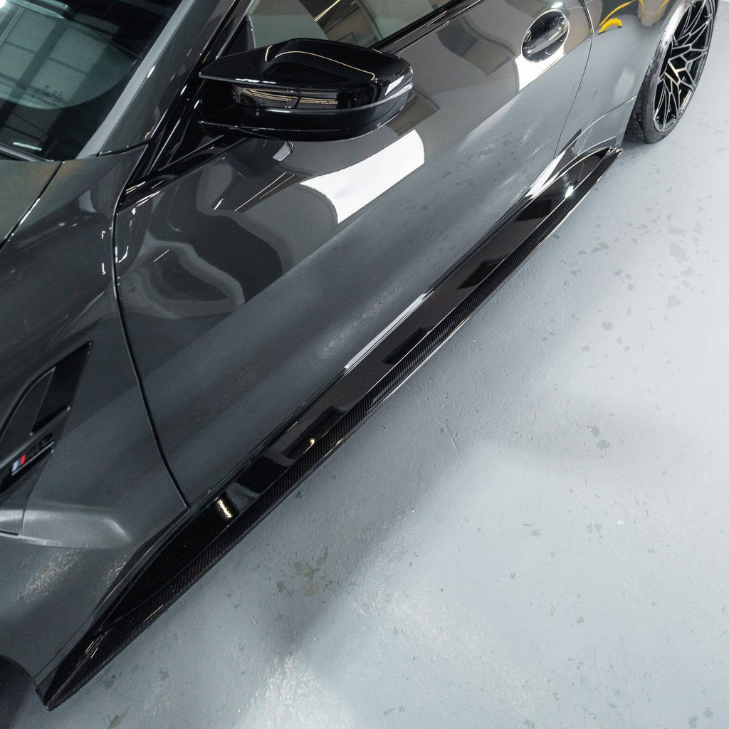 BMW M4 G82 G83 Pre - Preg Carbon Fibre PR - 1 Side Skirts by TRE (2020+) - AUTOID - Side Skirts & Winglets - TRE