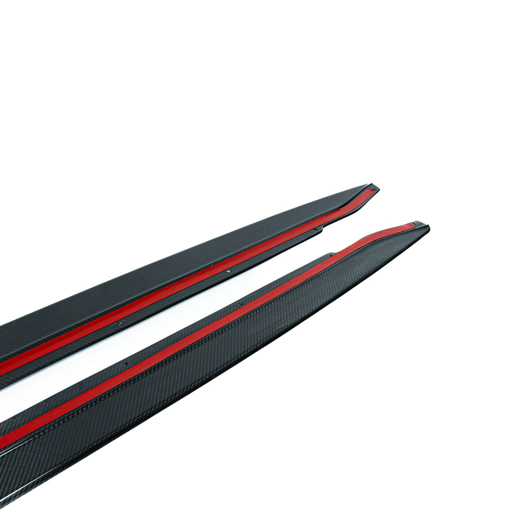 BMW M4 G82 G83 Pre-Preg Carbon Fibre PR-1 Side Skirts by TREVORA (2020+) - AUTOID® - Side Skirts & Winglets - TREVORA