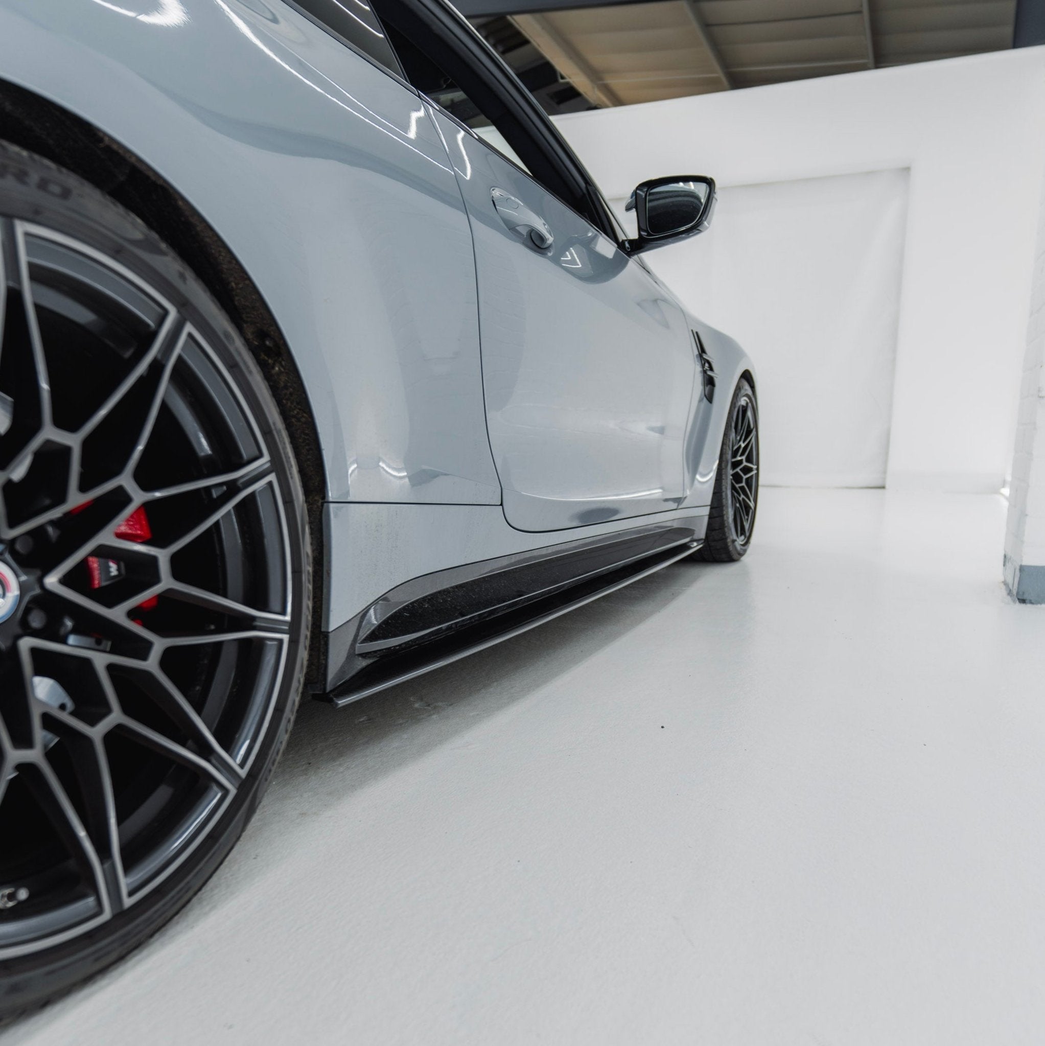 BMW M4 G82 G83 Pre-Preg Carbon Fibre PR-1 Side Skirts by TREVORA (2020+) - AUTOID® - Side Skirts & Winglets - TREVORA
