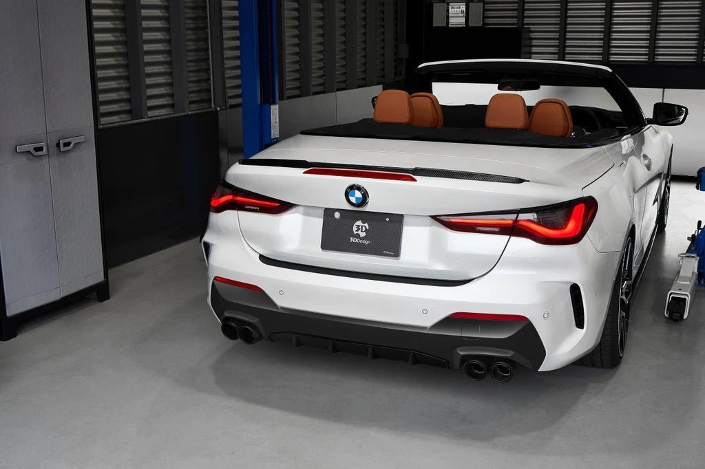 BMW M4 G83 Convertible Carbon Fibre Rear Spoiler by 3D Design (2020+) - AUTOID® - Rear Spoilers - 3DDesign