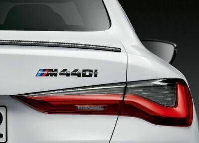 BMW M440i Genuine M Performance Black High Gloss Rear Model Badge - AUTOID® - Model Badges - BMW M Performance