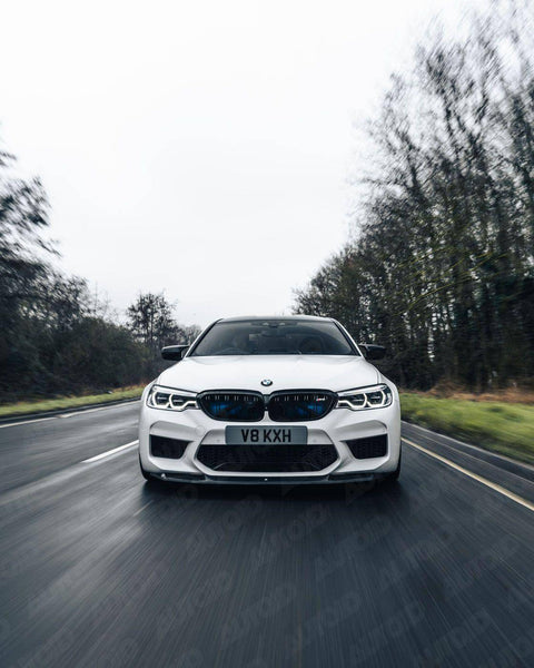 BMW M5 F90 Carbon Fibre Competition Front Splitter by FORM (2017-2020) - AUTOID® - Front Lips & Splitters - FORM Industries