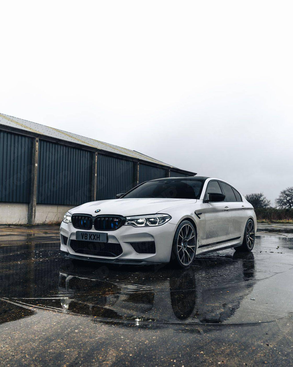 BMW M5 F90 Carbon Fibre Competition Front Splitter by FORM (2017-2020) - AUTOID® - Front Lips & Splitters - FORM Industries