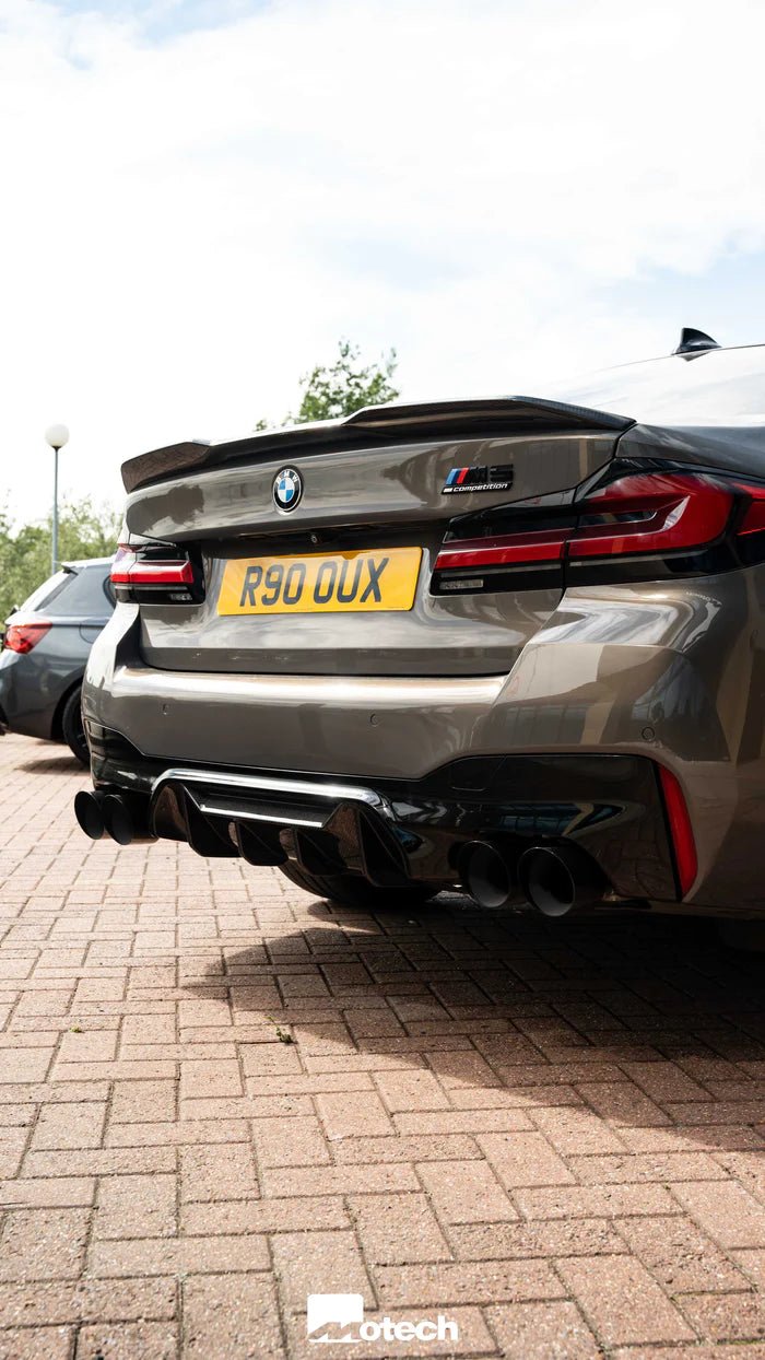 BMW M5 F90 Carbon Fibre Performance Rear Diffuser (2017+) - AUTOID - Rear Diffusers - Essentials