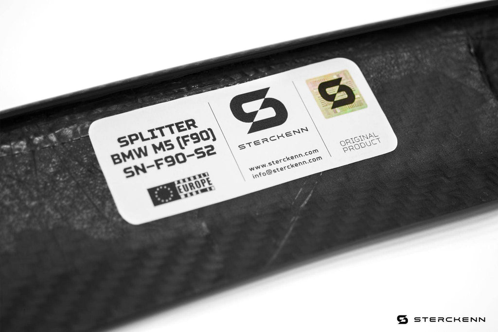 BMW M5 F90 LCI Carbon Fibre Front Lip by Sterckenn (2020-2023) - AUTOID® - Front Lips & Splitters - Sterckenn