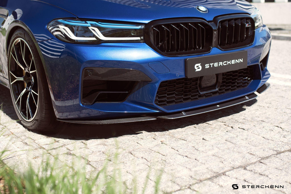 BMW M5 F90 LCI Carbon Fibre Front Lip by Sterckenn (2020-2023) - AUTOID® - Front Lips & Splitters - Sterckenn