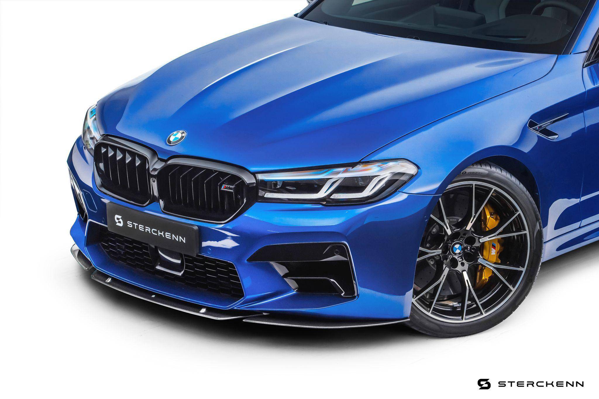 BMW M5 F90 LCI Carbon Fibre Front Lip by Sterckenn (2020+) - AUTOID - Front Lips & Splitters - Sterckenn