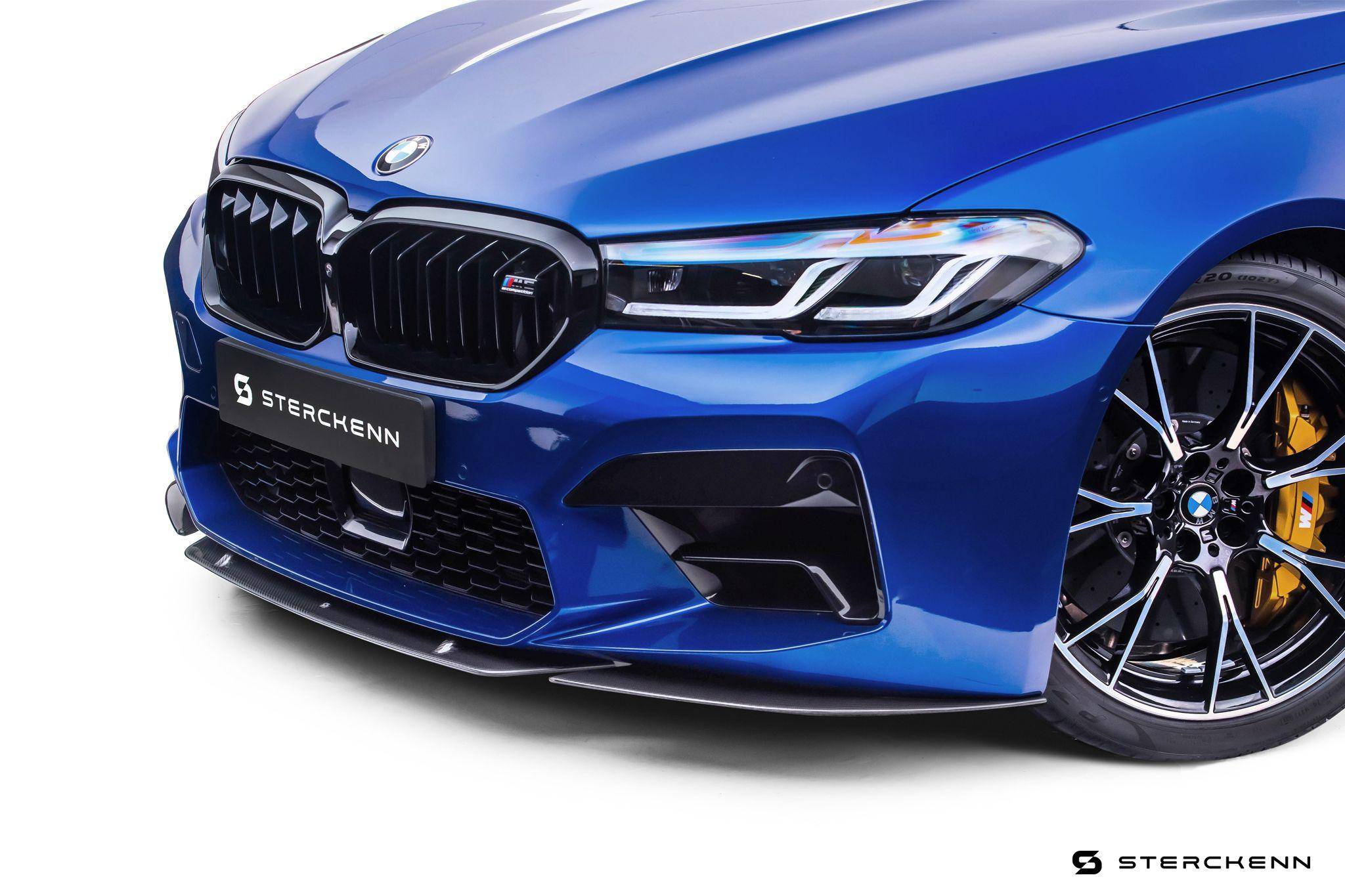 BMW M5 F90 LCI Carbon Fibre Front Lip by Sterckenn (2020+) - AUTOID - Front Lips & Splitters - Sterckenn