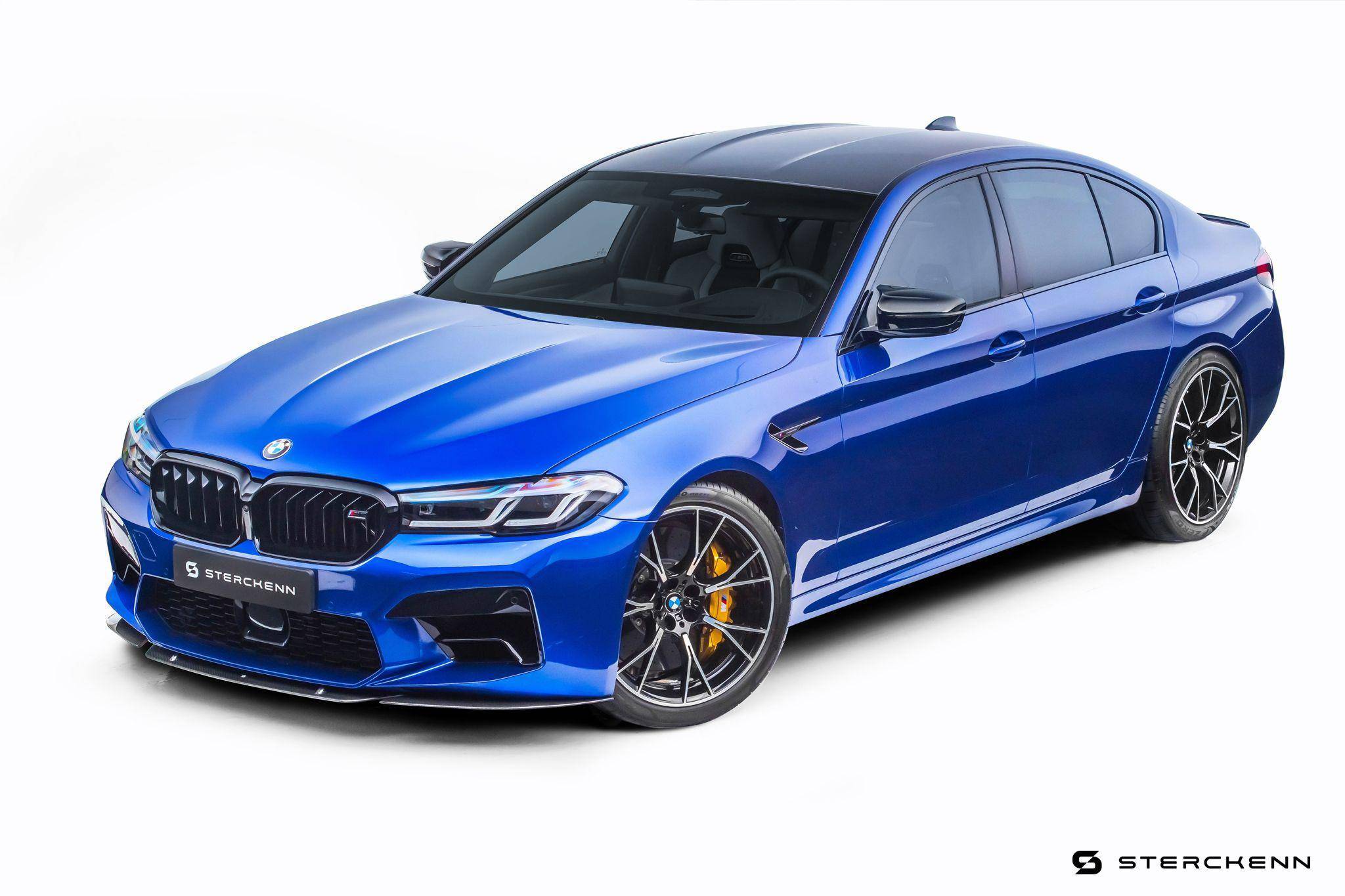 BMW M5 F90 LCI Carbon Fibre Front Lip by Sterckenn (2020+) - AUTOID - Front Lips & Splitters - Sterckenn