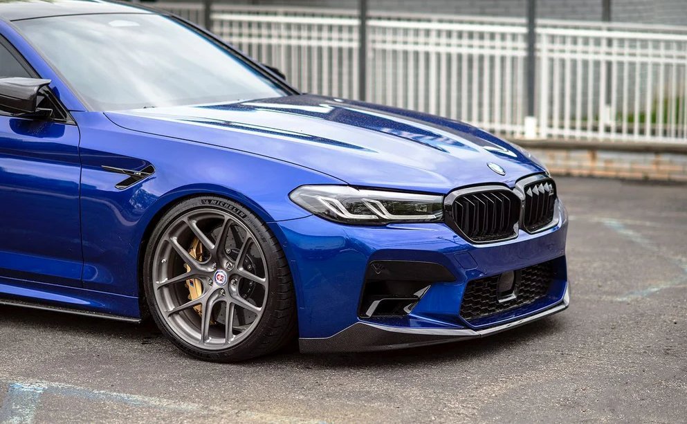 BMW M5 F90 LCI Carbon Fibre Performance Front Splitter by FORM (2020-2023) - AUTOID® - Front Lips & Splitters - FORM Industries