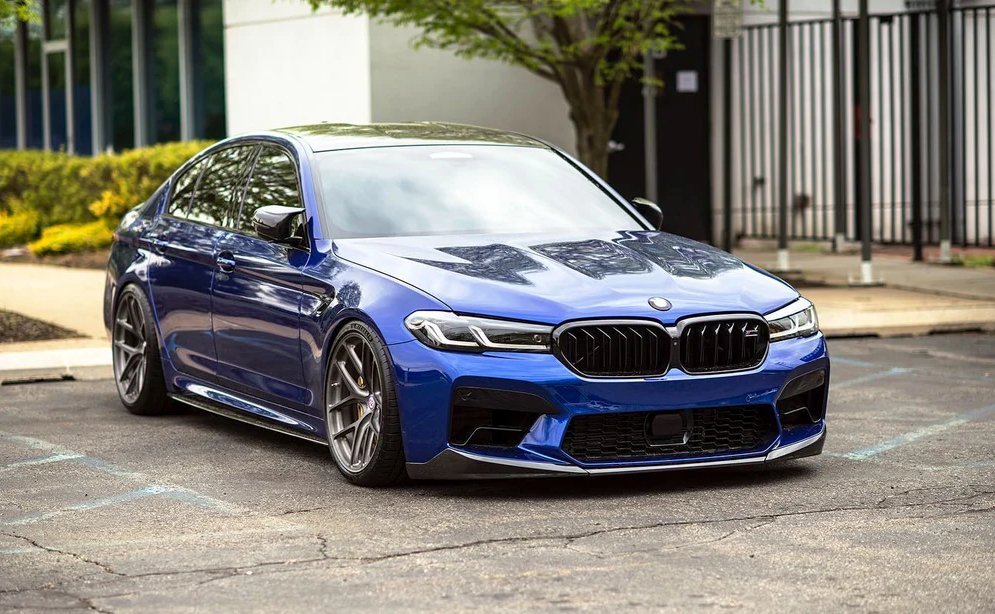 BMW M5 F90 LCI Carbon Fibre Performance Front Splitter by FORM (2020-2023) - AUTOID® - Front Lips & Splitters - FORM Industries