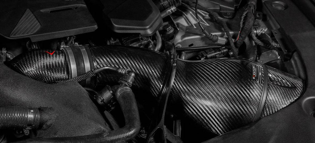 BMW M5 F90 & M8 F91 F92 F93 V2 Eventuri Carbon Fibre Turbo Inlets (2017+) - AUTOID - Air Intakes - Eventuri
