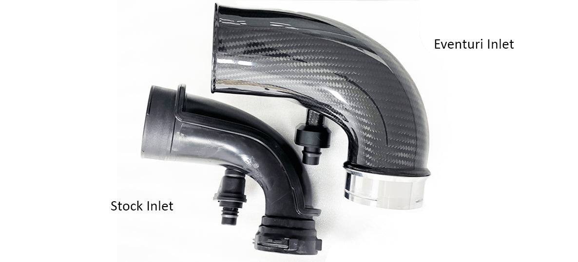 BMW M5 F90 & M8 F91 F92 F93 V2 Eventuri Carbon Fibre Turbo Inlets (2017+) - AUTOID - Air Intakes - Eventuri